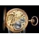 Antique Gold Plated Pocket Watch. Switzerland. Circa 1910