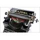 Antique Kappel Typewriter Mod. 2 Germany, 1930s