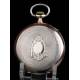 Antique Omega Pocket Watch in Solid Silver. Switzerland, 1919