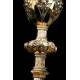 Antique Solid Silver Chalice with original case. France, XIX Century