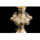 Antique Solid Silver Chalice with original case. France, XIX Century