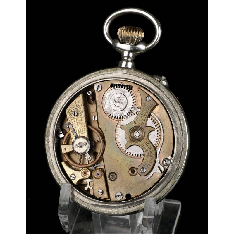 Reloj de bolsillo de plata, finales del siglo XIX. - ANTIGUART antigüedades  y restauración