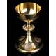 Antique Gilt Silver Goblet, France. France. 19th Century