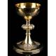 Antique Gilt Silver Goblet, France. France. 19th Century