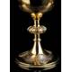 Antique Gilt Silver Goblet, France. France. 19th Century