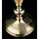 Antique Solid Silver Gilt Chalice. France, Circa 1900