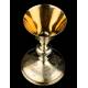 Antique Solid Silver Gilt Chalice. France, Circa 1900