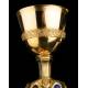 Fantastic Antique Chalice in Solid Gilt Silver. France, Circa 1900