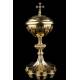 Antique Ciborium. Solid Silver Gilt. France, XIX Century