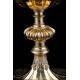 Antique Ciborium. Solid Silver Gilt. France, XIX Century