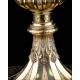 Antique Ciborium. Solid Silver Gilt. France, XIX Century