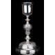 Very Antique Chalice in Solid Silver. Lyon, France. 1819-1838