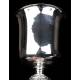 Very Antique Chalice in Solid Silver. Lyon, France. 1819-1838