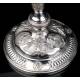 Precious Antique Silver Chalice with Paten and Case. France, XIX Century