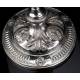 Precious Antique Silver Chalice with Paten and Case. France, XIX Century