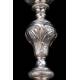 Precious Antique Silver Chalice with Paten and Case. France, XIX Century