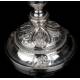 Antique Solid Silver Chalice, Paten and Case. Paris, France 1819-1838