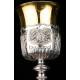 Antique Solid Silver Chalice, Paten and Case. Paris, France 1819-1838