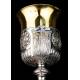 Antique Solid Silver Chalice, Paten and Case. Paris, France 1819-1838