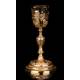 Antique Chalice in Gilded Silver. Empire Period. France, 1798-1809