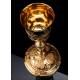 Antique Chalice in Gilded Silver. Empire Period. France, 1798-1809