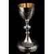 Antique Silver Chalice with Royal Diamonds. France, Circa 1900