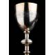 Antique Silver Chalice with Royal Diamonds. France, Circa 1900