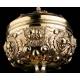 Spectacular Antique Solid Silver Gilded Ciborium. France XIX Century