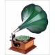 Antique Spanish Gramophone His Master's Voice Modelo 4. Spain, 1925