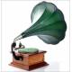 Antique Spanish Gramophone His Master's Voice Modelo 4. Spain, 1925