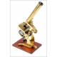 Great Antique Steward Compound Microscope. England, Circa 1880