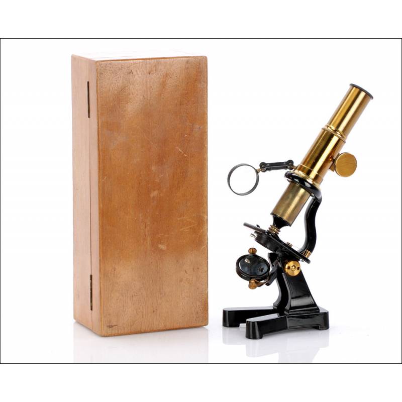 Rare Antique Student Microscope. Circa 1900