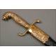 Antique Cuban Infantry Officer's Machete. Spain, 1890