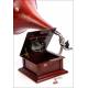 Antique British His Master's Voice Gramophone. Model 2. England, Circa 1910