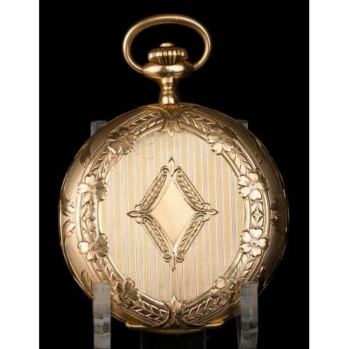 Saboneta Omega Antique Omega Pocket Watch in 18K Solid Gold. Switzerland, 1923