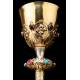 Precious Antique Chalice, Favier Brothers. France, Circa 1900