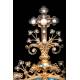 Antique Neogothic Monstrance. Silver, Gold, Diamonds, Rubies, Pearls and Lapis Lazuli. 1855