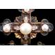 Antique Neogothic Monstrance. Silver, Gold, Diamonds, Rubies, Pearls and Lapis Lazuli. 1855