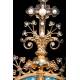 Antique Neogothic Monstrance. Silver, Gold, Diamonds, Rubies, Pearls and Lapis Lazuli. 1855