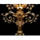 Antique Neogothic Monstrance. Silver, Gold, Diamonds, Rubies, Pearls and Lapis Lazuli. 1855