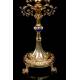 Antique Neogothic Monstrance. Silver, Gold, Diamonds, Rubies, Pearls and Lapis Lazuli. 1855