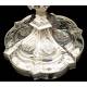 Antique neo-Gothic ciborium in solid silver. Favier Frères. France circa 1900