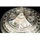 Antique neo-Gothic ciborium in solid silver. Favier Frères. France circa 1900