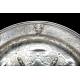 Antique Peruvian Solid Silver Pitcher and Tray, 2,470 Kg. Peru, S. XIX