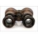 Antique Military Binoculars with Case. 1ST GM. France, Circa 1914