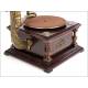 Antique Banus Gramophone with Wooden Horn Spain. 1925