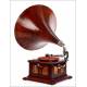 Antique Spanish Phono-Barcelonesa Gramophone. Spain, 1920