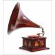 Antique Spanish Phono-Barcelonesa Gramophone. Spain, 1920