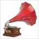 Antique HMV (Victor) Monarch Gramophone No. 11. France, 1905.