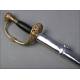 Antique Girding Sword for Engineer Officer Model 1860. Spain, 1861